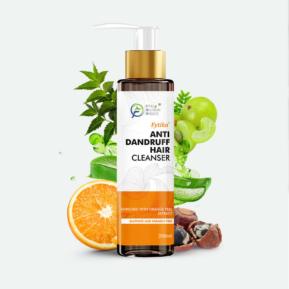 Image 1 of 200 ml for the product Fytika Anti dandruff Hair Cleanser with Orange Peel Extract
