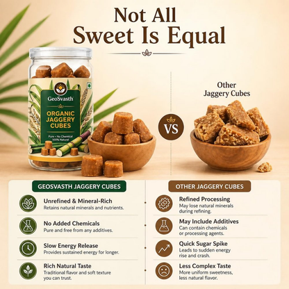 Image 6 of GeoSvasth Organic Jaggery Cubes