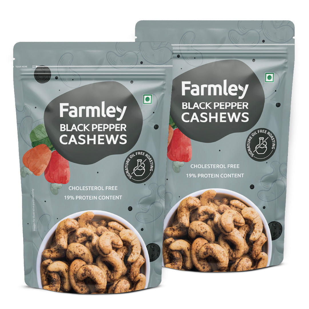 Image 6 of Farmley Black Pepper Cashews - Roasted