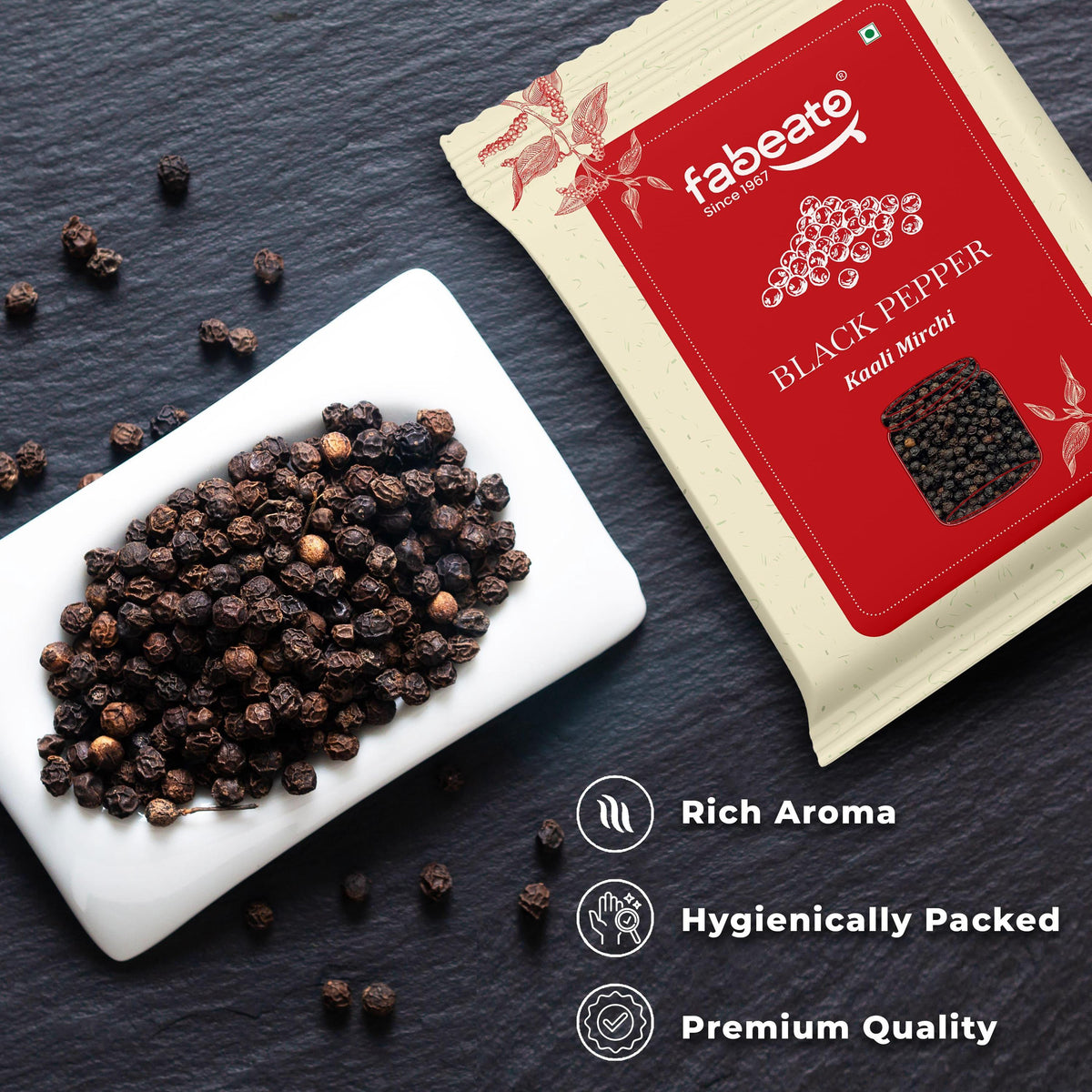 Image 4 of Fabeato Black Pepper Whole (Kali Mirch) | 100g