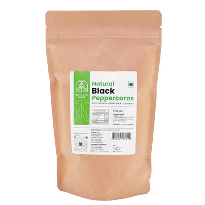 Image 8 of Sattvic Foods Sun-Dried Black Peppercorns | Natural & Chemical-Free