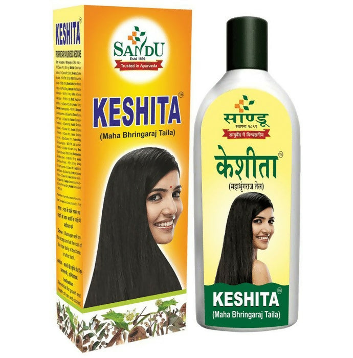 Image 1 of 100 ml / Pack of 1 for the product Sandu Keshita Maha Bhringaraj Taila