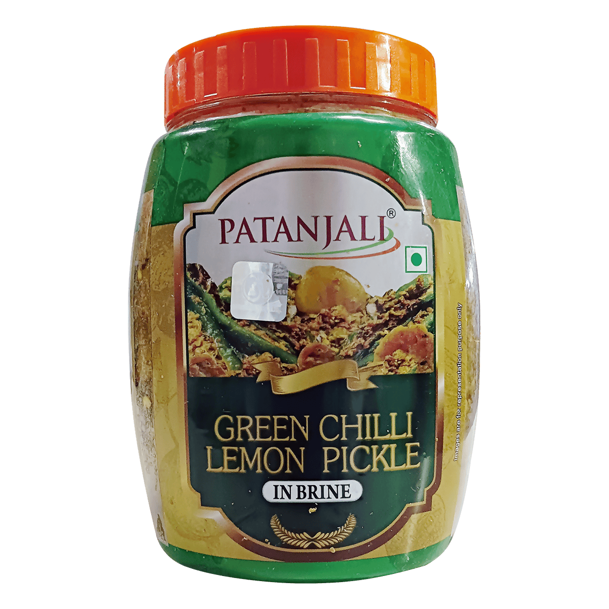 Image 1 of Patanjali Green Chilli Lemon Pickle