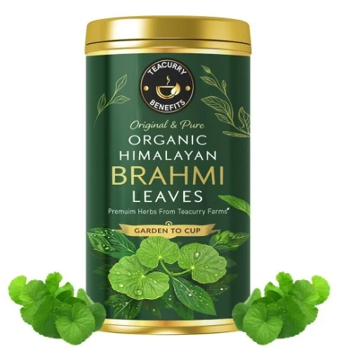 Image 1 of 50 gm / Pack of 1 for the product Teacurry Organic Brahmi Leaves