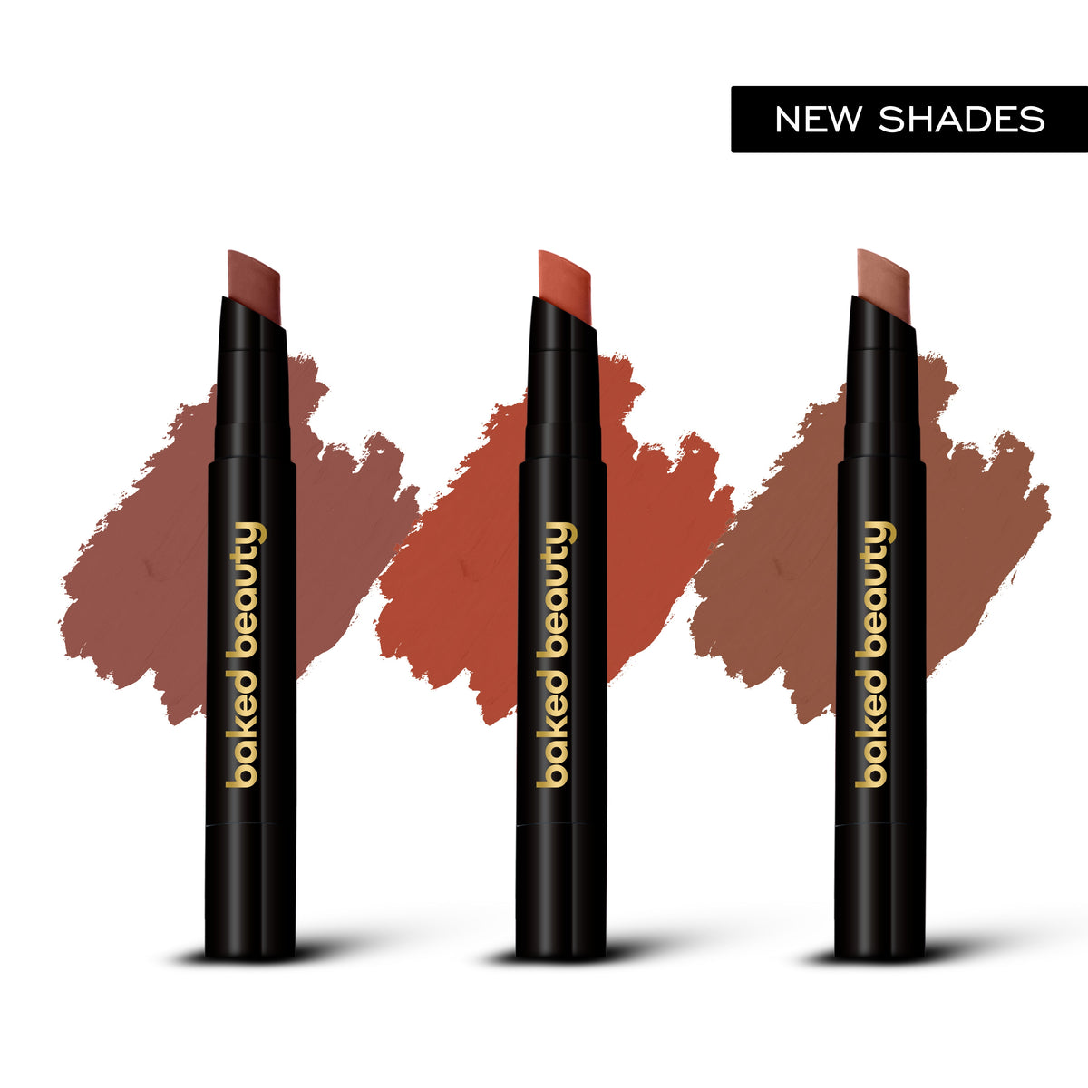 Image 1 of kit for the product Baked Beauty My Crayon Brownie Bite Matte Lip Cream Lipsticks (Set of 3)