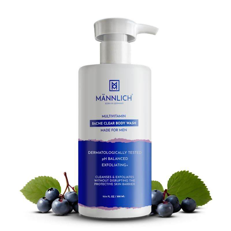 Image 1 of Mannlich 2% Salicylic Acid Body Acne Wash For Men