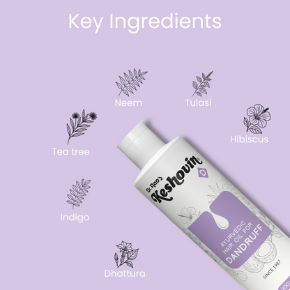 Image 5 of Dr. Rao's Keshovin Anti Dandruff Herbal Hair Oil
