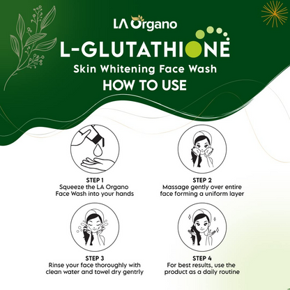 Image 4 of LA Organo Papaya Skin Whitening Cream and Glutathione Face Wash Combo