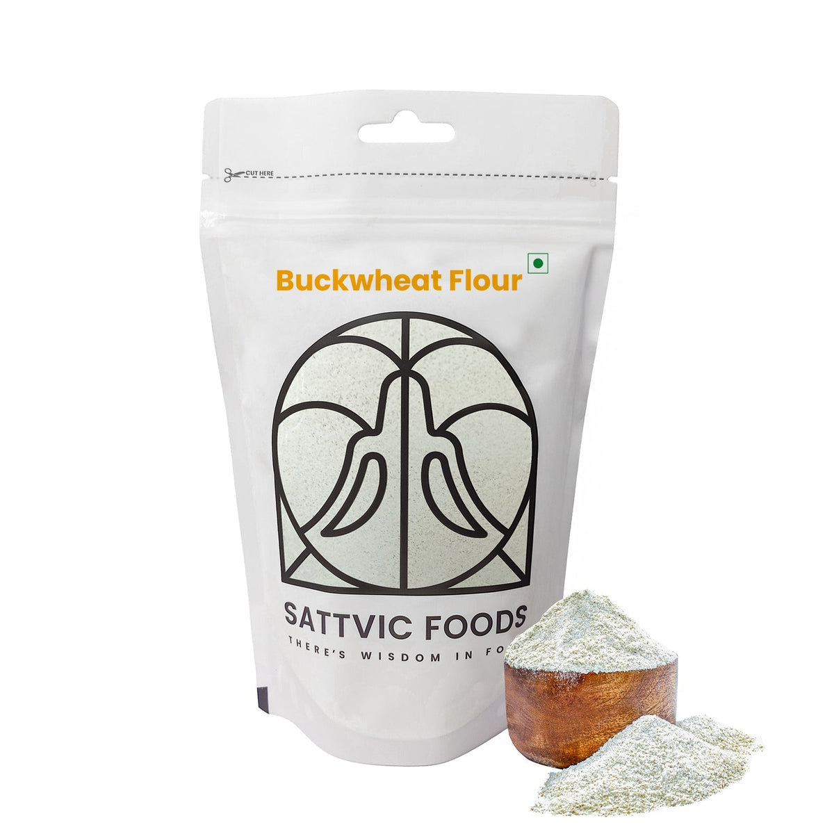 Image 7 of 250 gm for the product Sattvic Foods Buckwheat Flour | Gluten-free | Protein and Fibre Packed