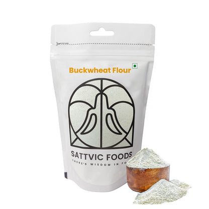 Image 7 of 250 gm for the product Sattvic Foods Buckwheat Flour | Gluten-free | Protein and Fibre Packed