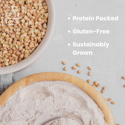 Image 2 of Sattvic Foods Buckwheat Flour | Gluten-free | Protein and Fibre Packed