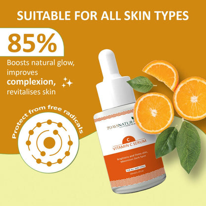 Image 2 of 7 Days Vitamin C-Advance Radiance Booster Skin Brightening Face Glowing Serum