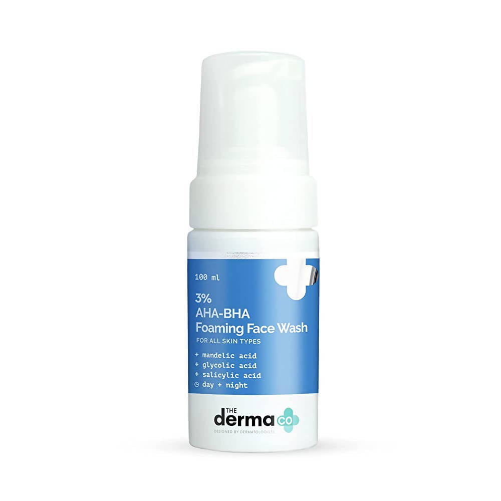 Image 1 of 100 ml for the product The Derma Co 3% AHA-BHA Foaming Face Wash