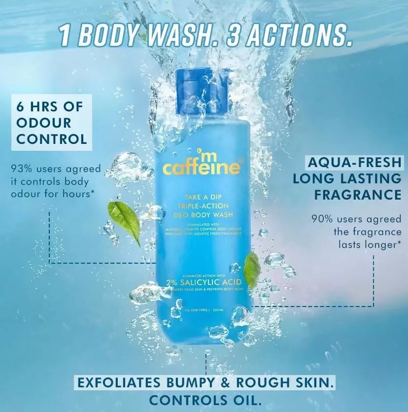 Image 8 of mCaffeine Take A Dip Triple-Action Deo Body Wash