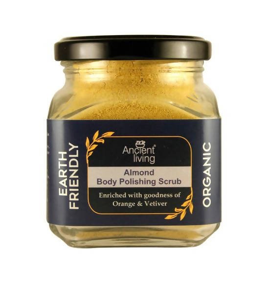Image 1 of Glass Jar / 100 gm / Pack of 1 for the product Ancient Living Almond Body Polishing Scrub