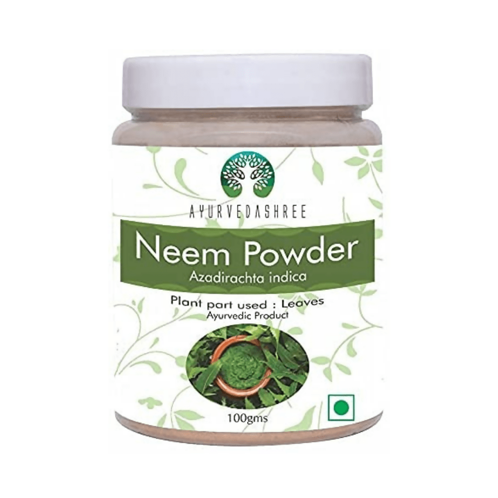 Image 1 of 100 gm for the product Ayurvedashree Neem Leaf Powder