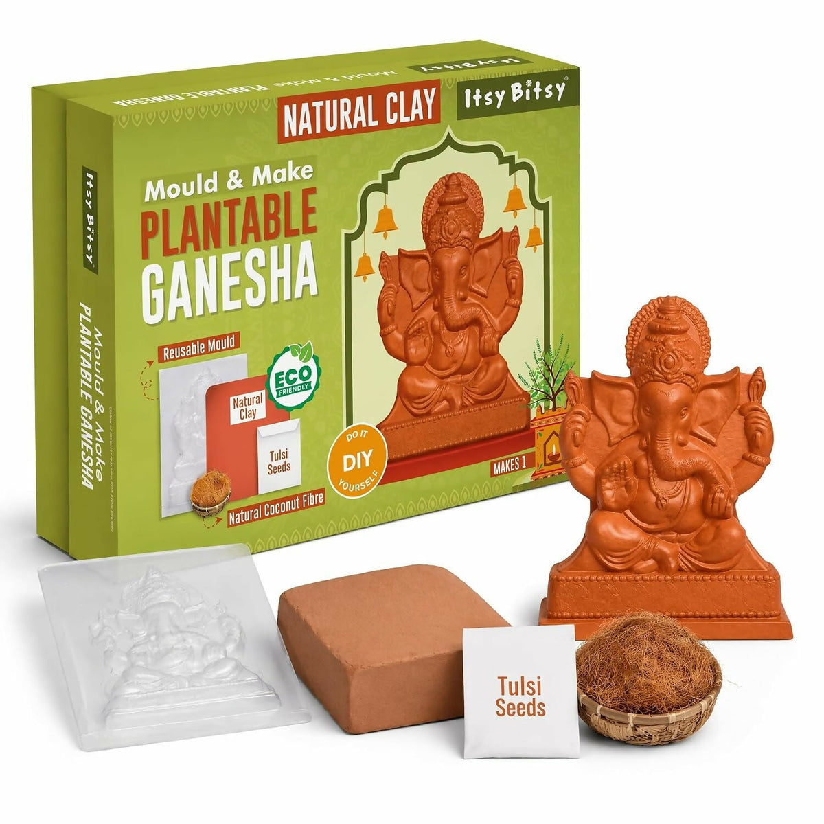 Image 3 of Little Birdie DIY Mould & Make Plantable Ganesha Eco-Friendly Kit