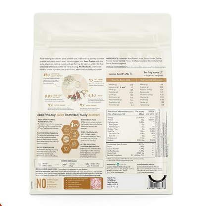 Image 6 of Happy Cultures 24g Tastiest Yeast Protein (Fermented) | Classic Filter Coffee