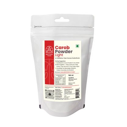 Image 11 of Sattvic Foods Carob Powder Light | Caffeine-Free Cacao Substitute