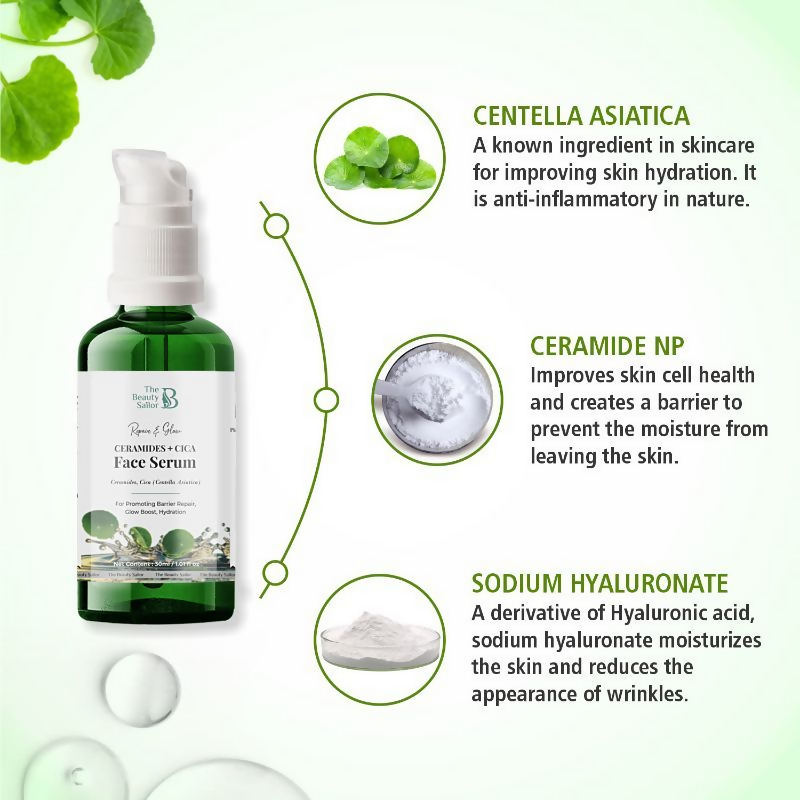 Image 6 of The Beauty Sailor Repair & Glow Ceramides + Cica Face Serum
