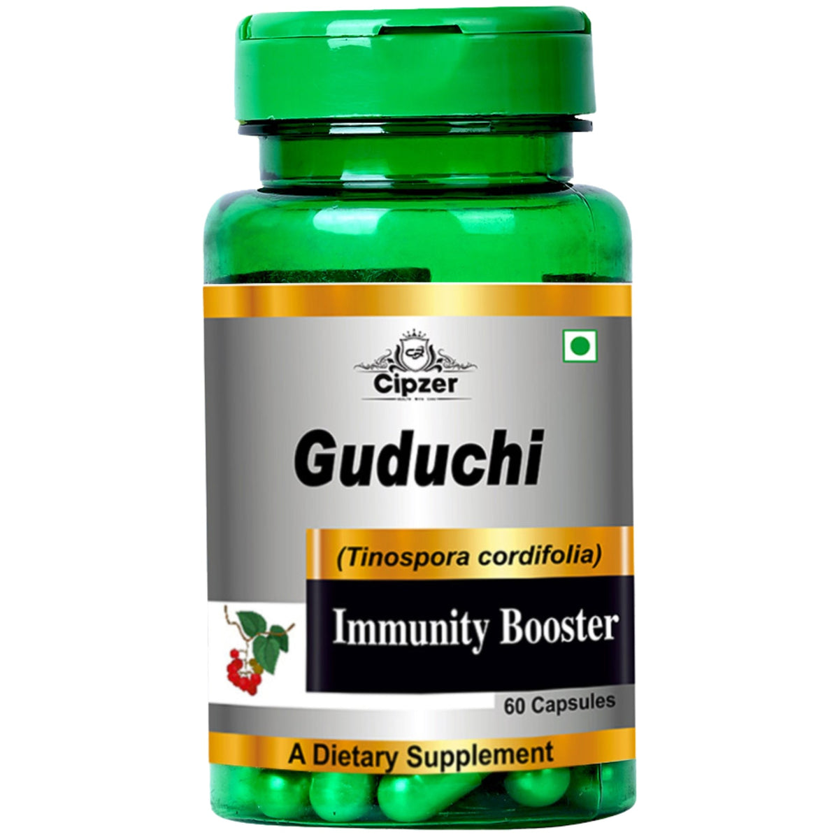 Image 1 of 60 caps / Pack of 1 for the product Cipzer Guduchi Capsules