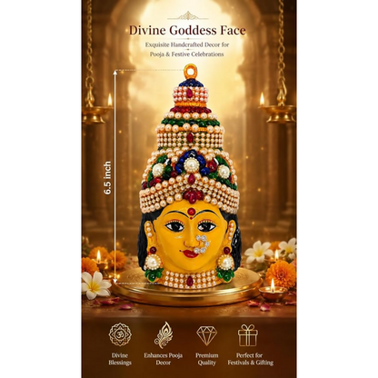 Image 2 of pmw - Decorated Gowri Face for Varalakshmi Pooja