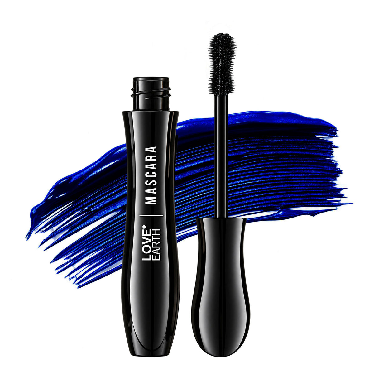 Image 1 of 8 ml for the product Love Earth Lash Max Mascara - Voluminous Lengthening & Waterproof - Blue