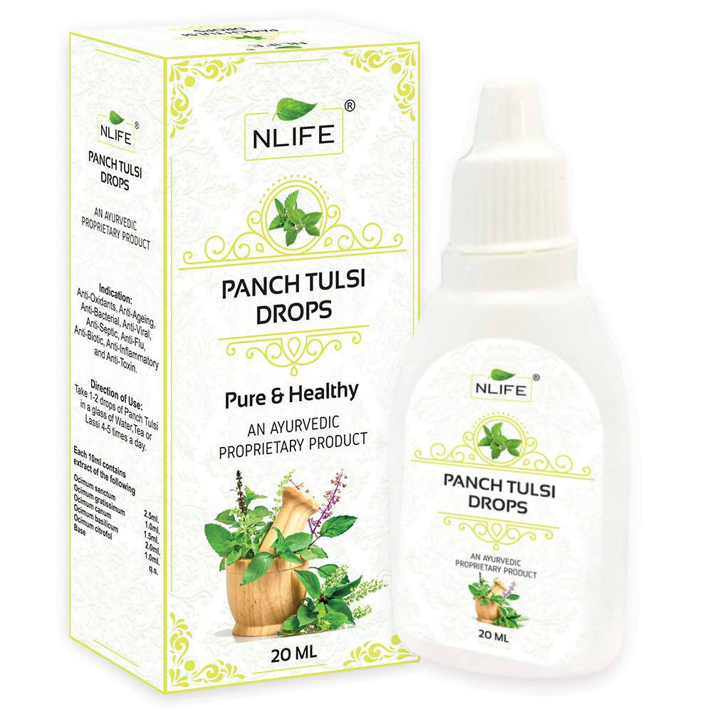 Image 1 of 20 ml for the product NLife Panch Tulsi Drops