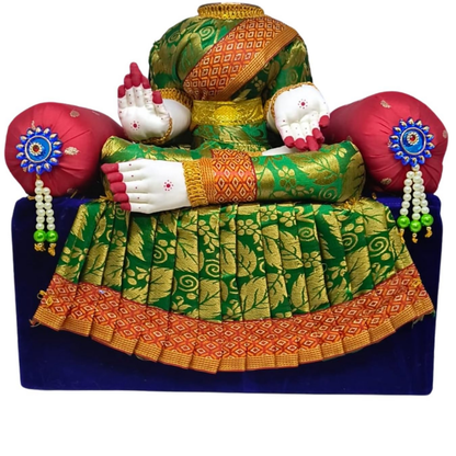Image 3 of SRI YAGNAA Simhasanam Decorative Ammavari Doll - Multicolour