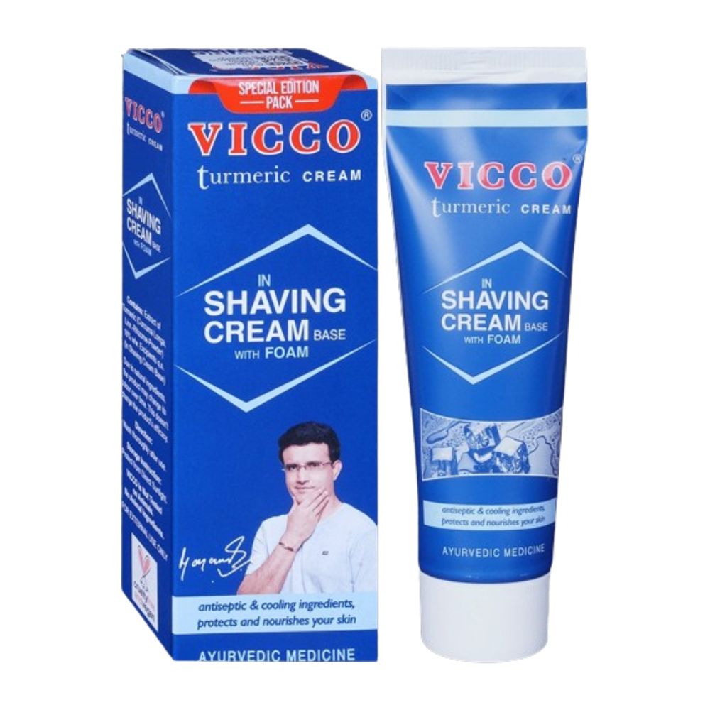 Image 1 of Vicco Turmeric Shaving Cream With Foam Base