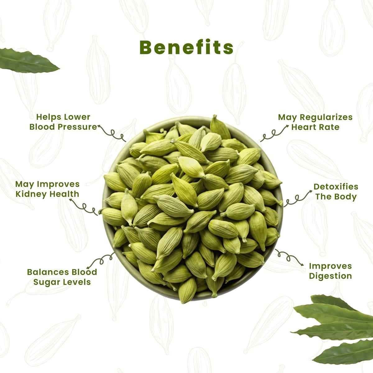 Image 4 of Fabeato Whole Green Cardamom 8mm Bold (50g)