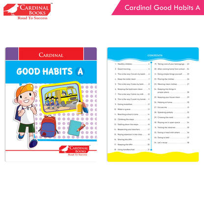 Image 4 of Cardinal General Knowledge Book Set 1 (Set of 3)|Good Habit A| Hindi Sulekhan Bhag 0| Tell Me More A| Combo Book Set| Ages 3-7 Years