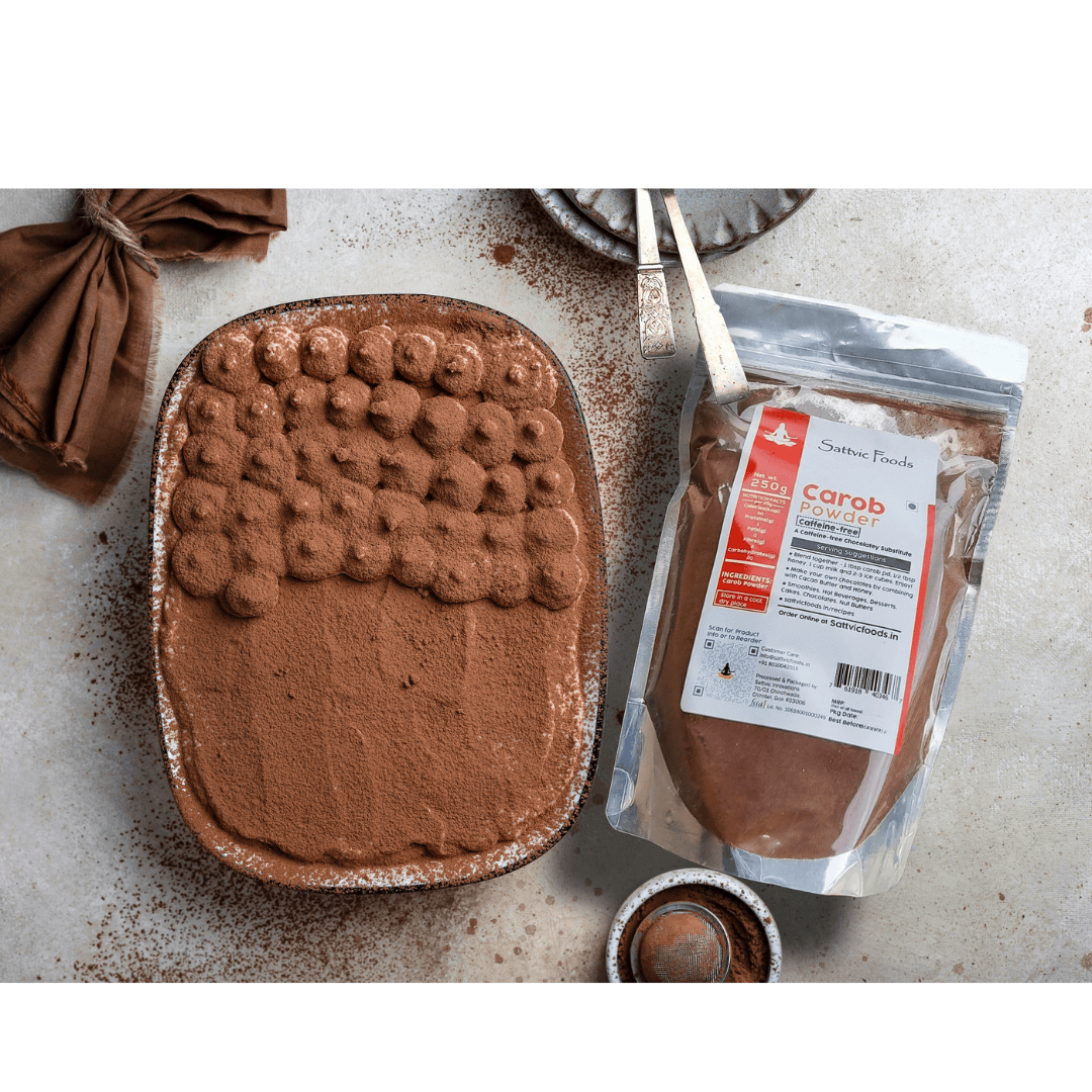 Image 5 of Sattvic Foods Carob Powder Light | Caffeine-Free Cacao Substitute