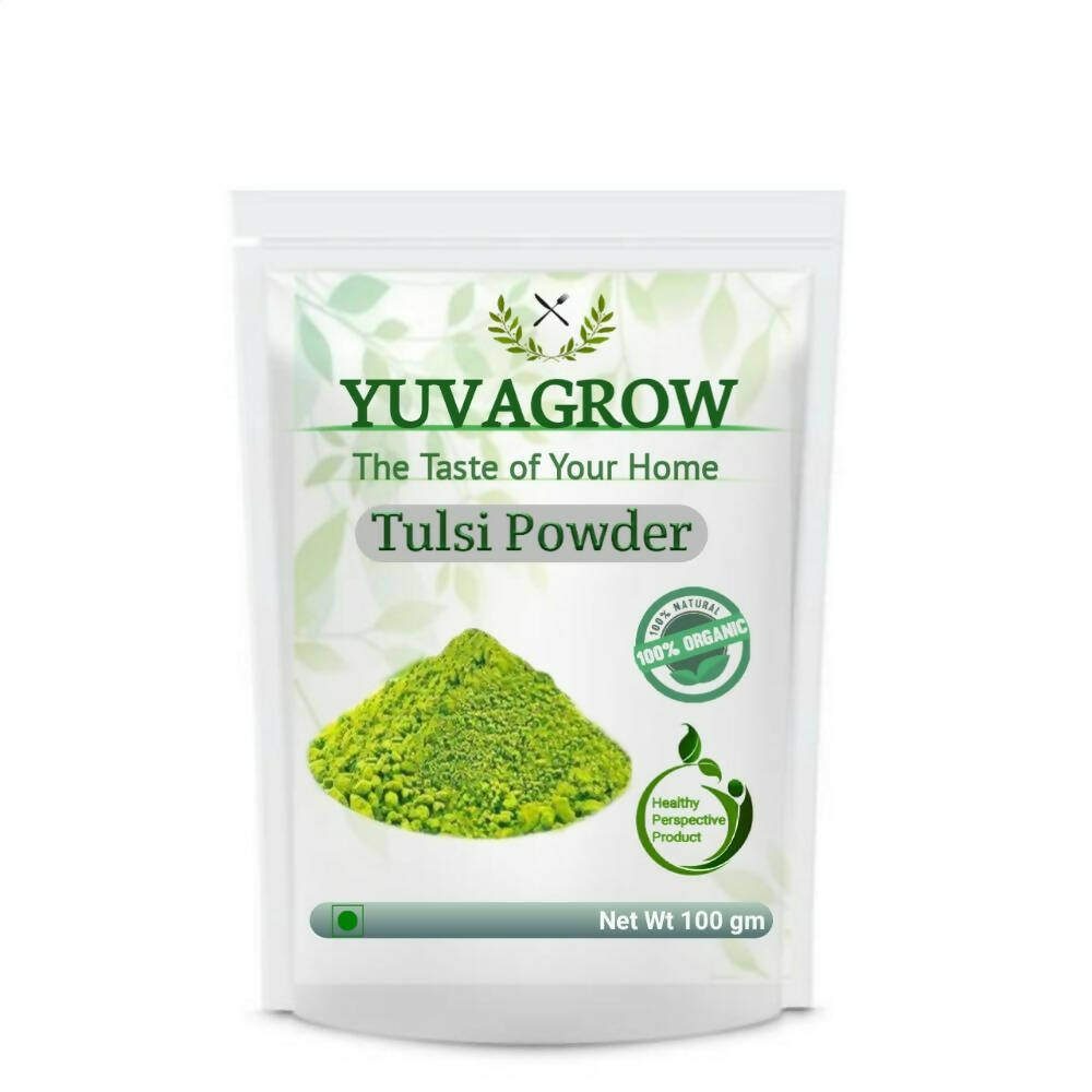 Image 1 of 100 gm for the product Yuvagrow Tulsi Powder
