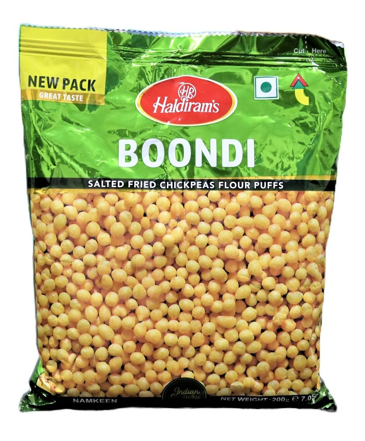 Image 1 of 200 gm / Pack of 1 for the product Haldiram's Delhi Boondi Plain