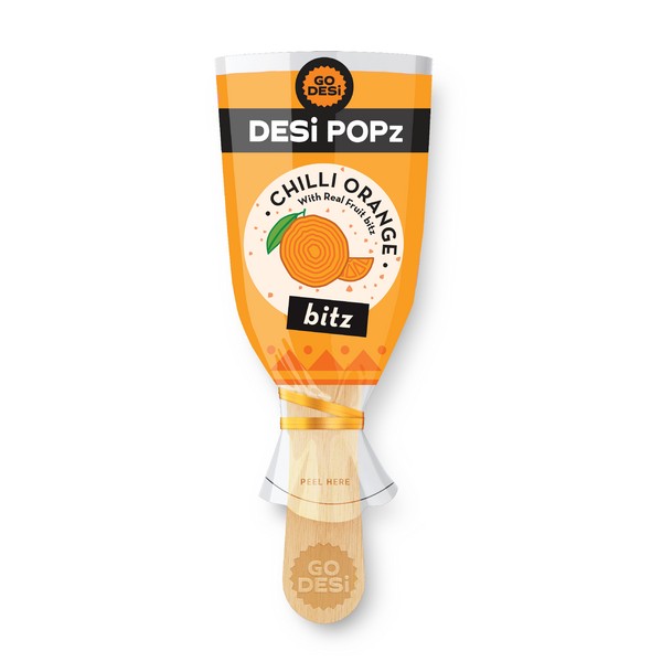 Image 2 of Go desi Popz Bitz Chilli Orange | Made with Jaggery | Pack of 50