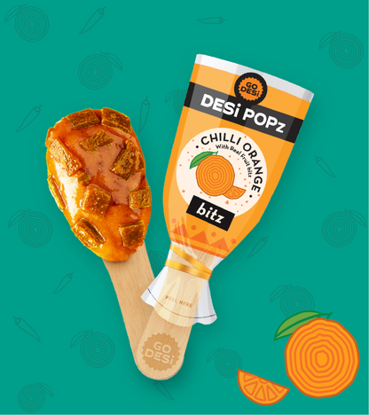Image 4 of Go desi Popz Bitz Chilli Orange | Made with Jaggery | Pack of 50
