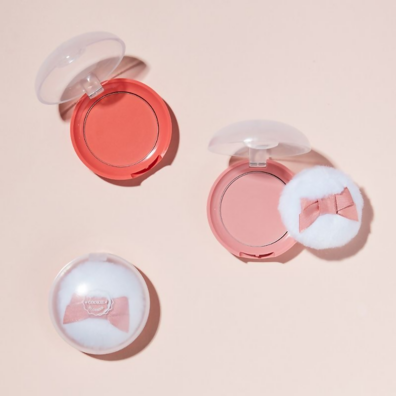 Image 5 of Etude House Lovely Cookie Pressed Powder Blush - Apricot Pea
