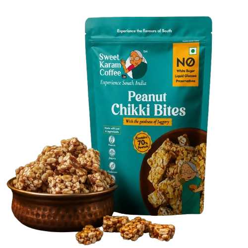 Image 1 of 150 gm / Pack of 1 for the product Sweet Karam Coffee Peanut Chikki