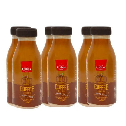 Image 1 of 250 ml / Pack of 6 for the product Cothas Coffee Bon Bon Hazelnut Cold Coffee