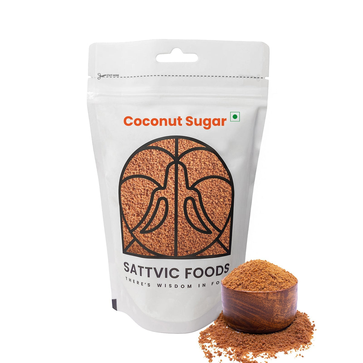 Image 7 of 250 gm for the product Sattvic Foods Coconut Sugar | Unrefined, Natural, Low-GI Sweetener