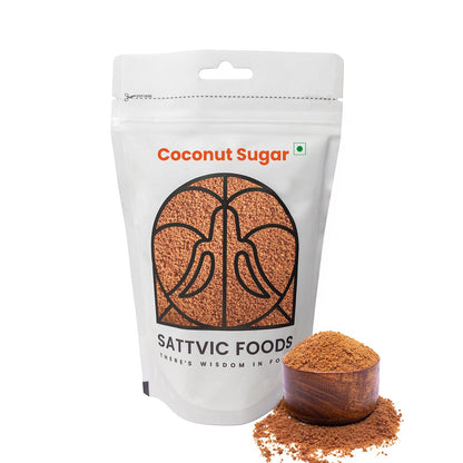Image 7 of 250 gm for the product Sattvic Foods Coconut Sugar | Unrefined, Natural, Low-GI Sweetener