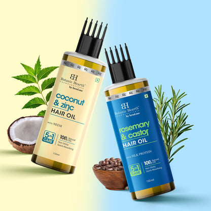 Image 7 of Botanic Hearth Coconut Zinc & Rosemary Castor - Hair Oil
