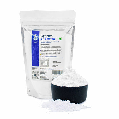 Image 11 of 750 gm for the product Sattvic Foods Cream of Tartar | Use in Baking & Cleaning