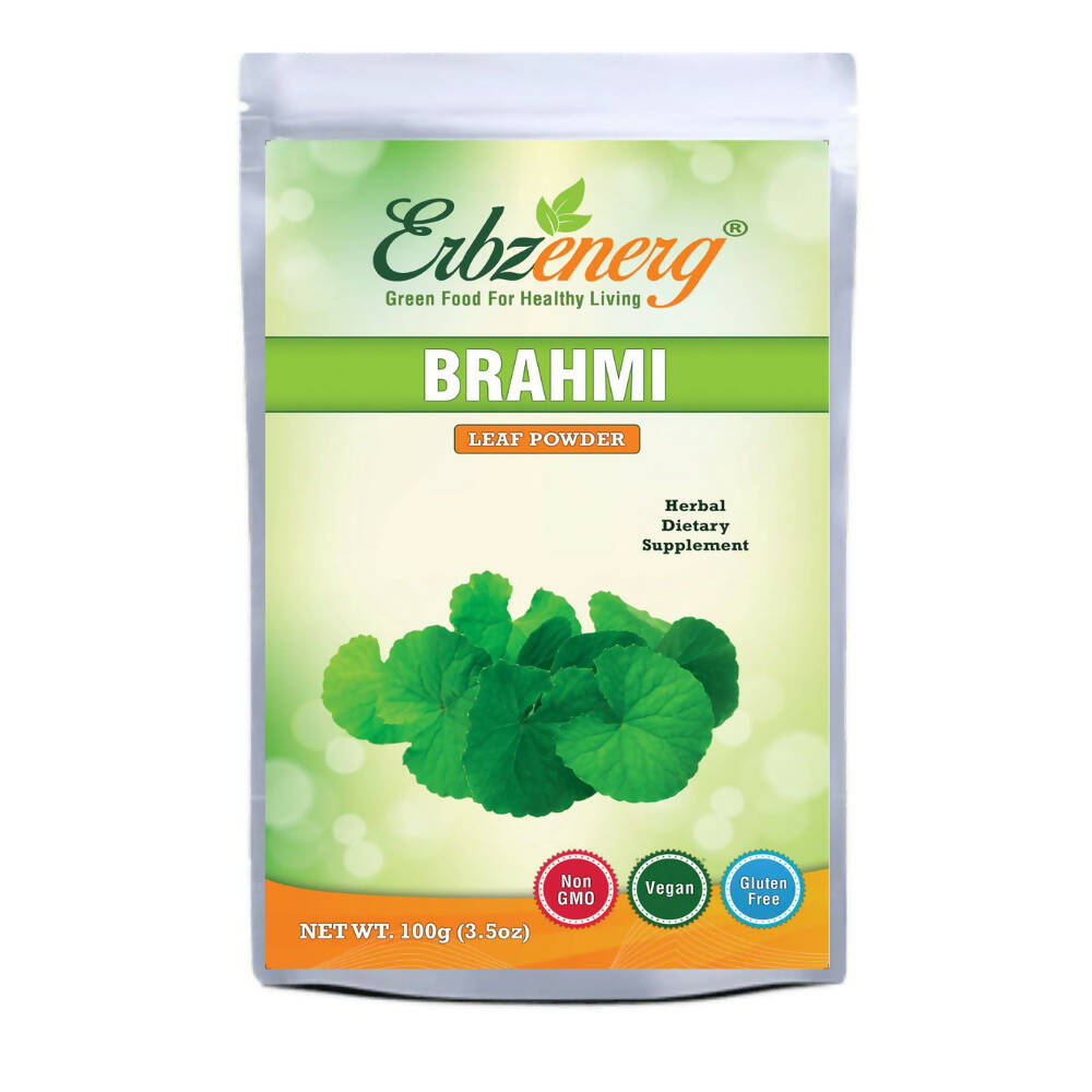 Image 1 of 100 gm for the product Erbzenerg Organic Brahmi Leaf Powder