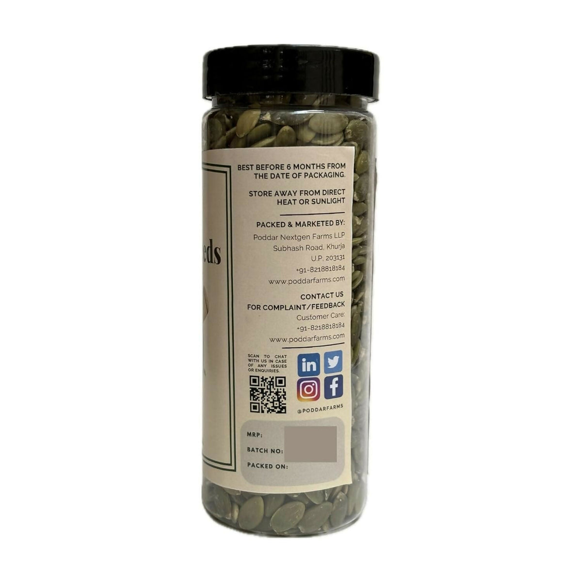 Image 3 of Poddar Farms Premium Pumpkin Seeds