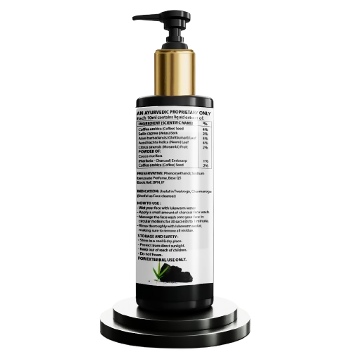 Image 2 of Zenius Activated Charcoal Face Wash for Cleanse Face Dirt and Improve Skin