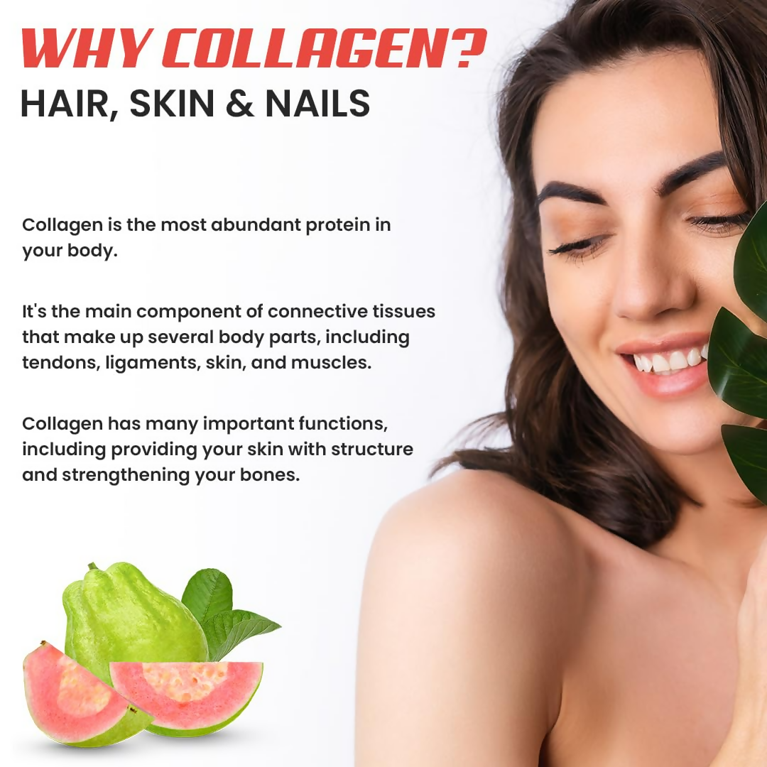 Image 4 of Naturyz Marine Collagen Skin X5 Power For Women & Men (Guava Flavour)