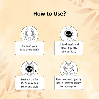 Image 7 of CareVeda Golden Glow Sheet Mask Suitable For All Skin Types