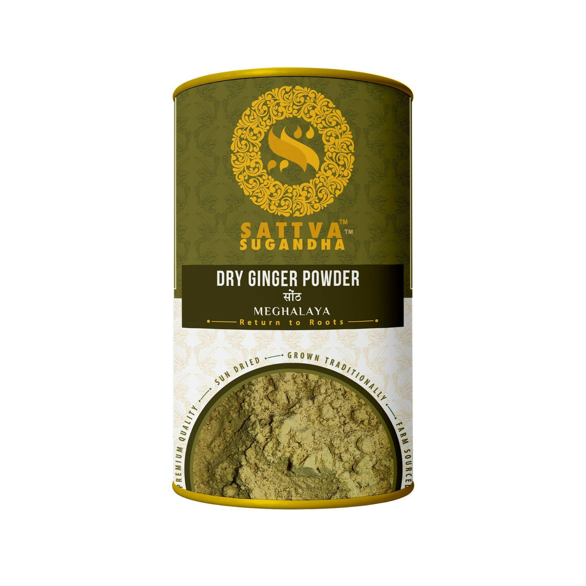 Image 1 of 200 gm / Pack of 1 for the product Sattva Sugandha Dry Ginger Powder